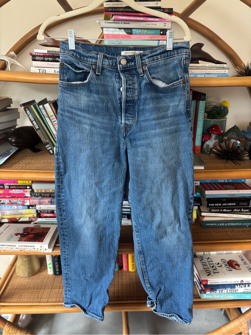 Levi's Straight-Leg Blue Denim Jeans